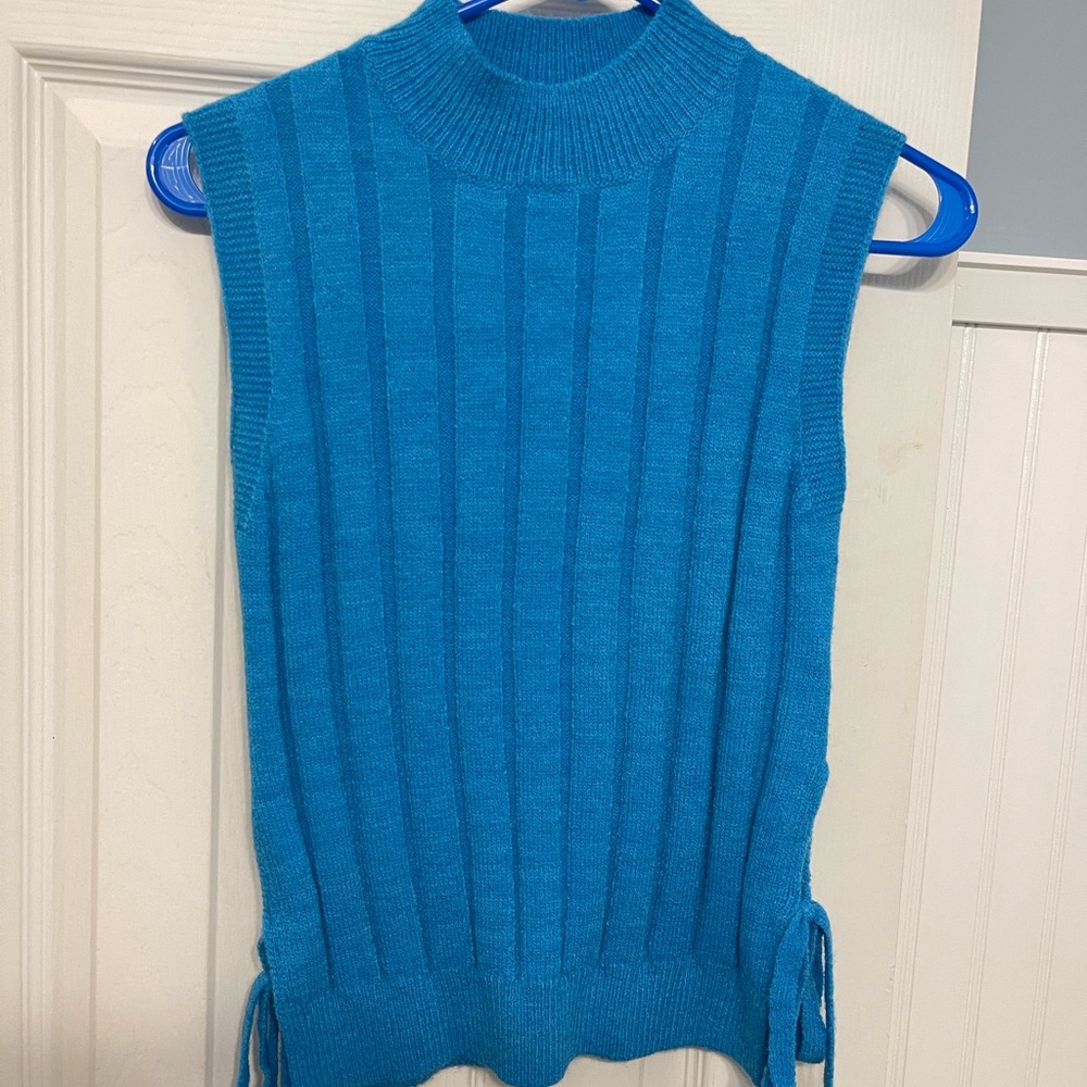 Lumiere Vibrant Blue Knit Top